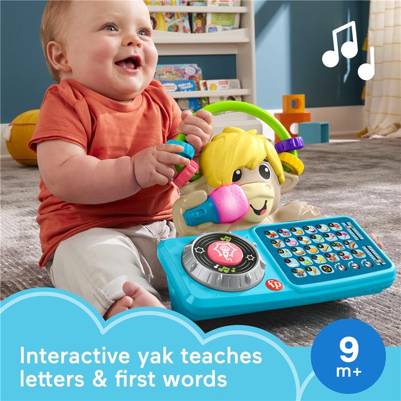 Fisher Price - Baby Learning Toy Link Squad A to Z Yak with Interactive Music & Lights - Image 2