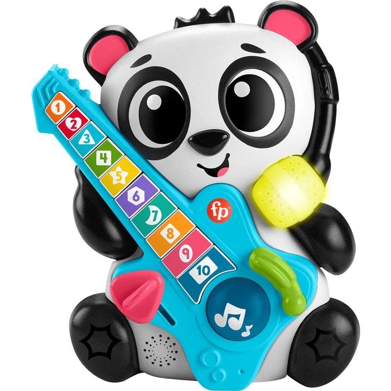 Fisher Price - Baby Learning Toy Link Squad Jam & Count Panda with Music & Lights