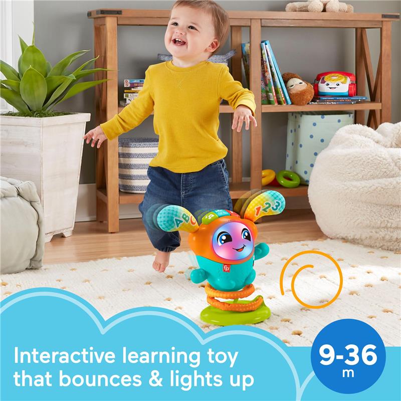 Fisher Price - Baby & Toddler Learning Toy DJ Bouncin’ Beats with Music Lights - Image 2