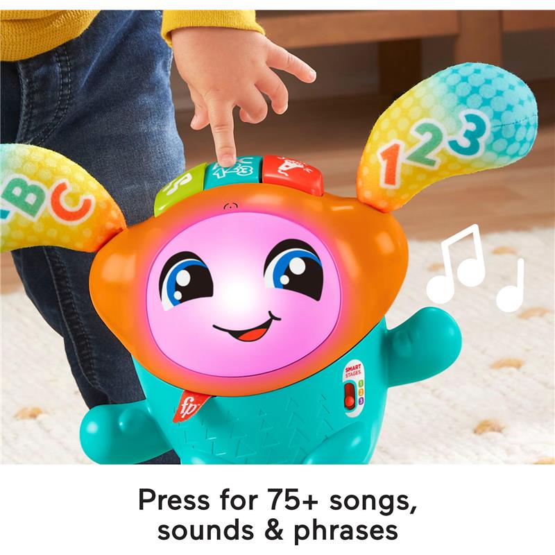 Fisher Price - Baby & Toddler Learning Toy DJ Bouncin’ Beats with Music Lights - Image 3
