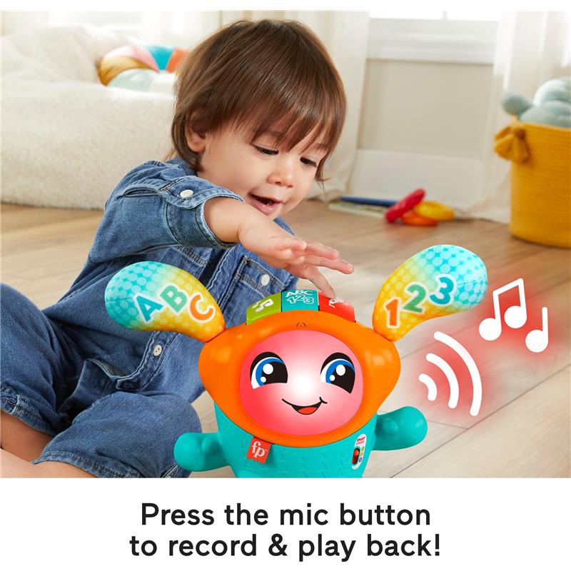 Fisher Price - Baby & Toddler Learning Toy DJ Bouncin’ Beats with Music Lights - Image 5