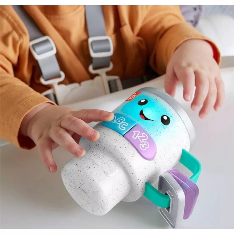 Fisher Price - Baby & Toddler Toy Laugh & Learn Coffee Mug Musical Activity with Lights - Image 3