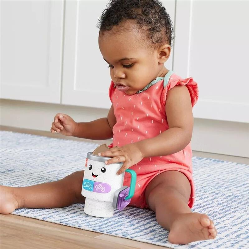 Fisher Price - Baby & Toddler Toy Laugh & Learn Coffee Mug Musical Activity with Lights - Image 4