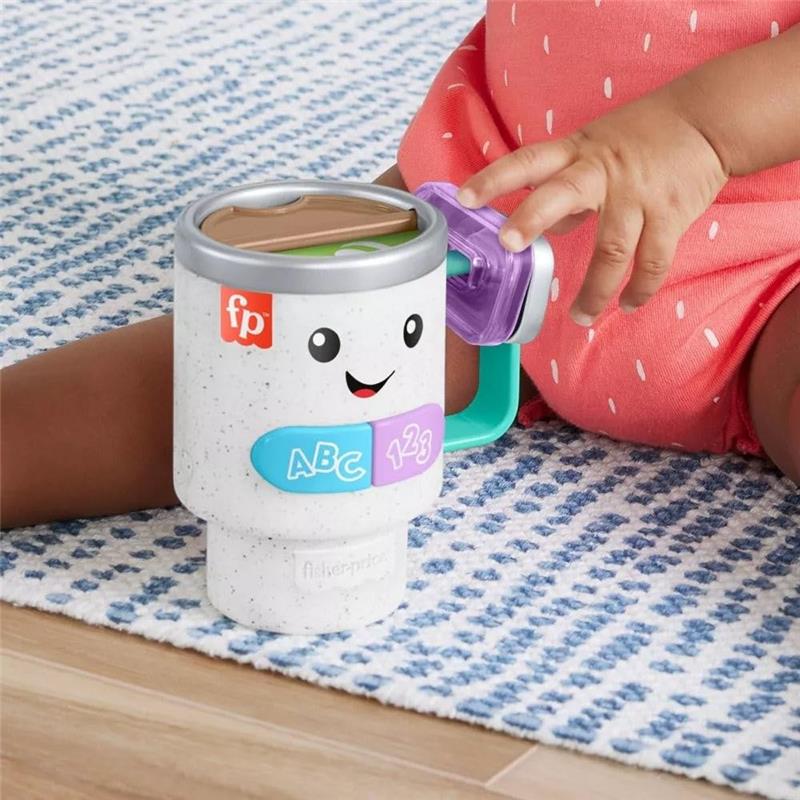Fisher Price - Baby & Toddler Toy Laugh & Learn Coffee Mug Musical Activity with Lights - Image 5