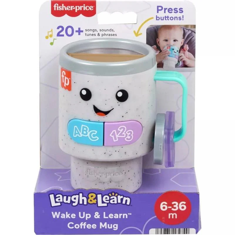 Fisher Price - Baby & Toddler Toy Laugh & Learn Coffee Mug Musical Activity with Lights - Image 6