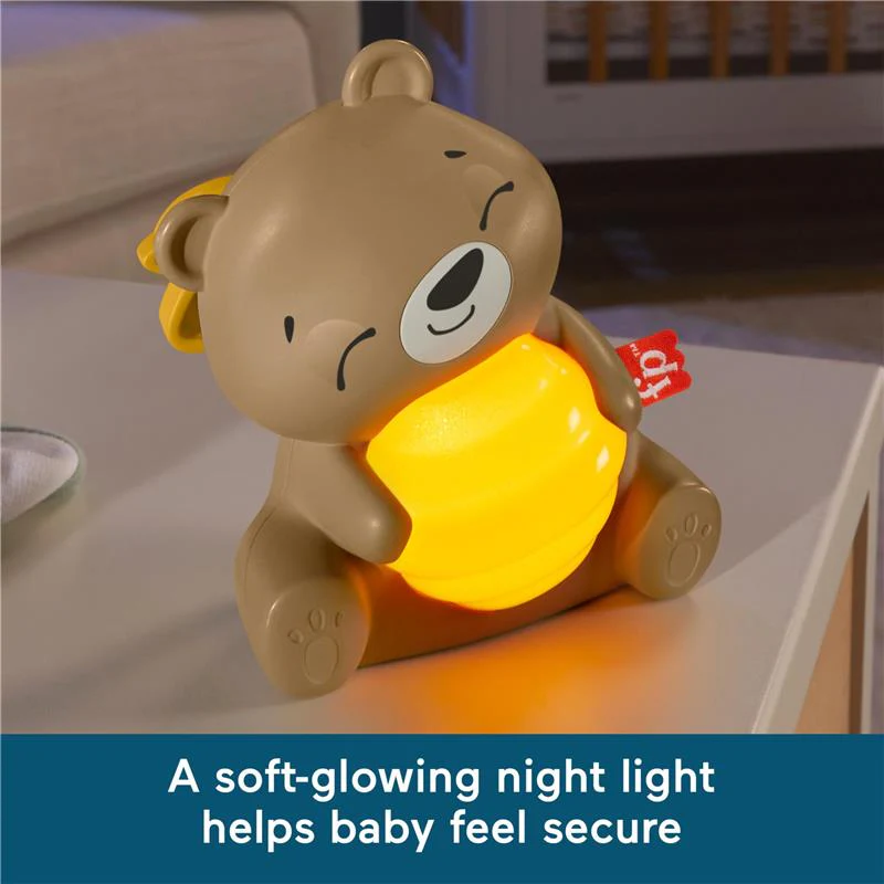 Fisher Price - Baby Toy Beary Soothing Portable Sound Machine with Music - Image 5