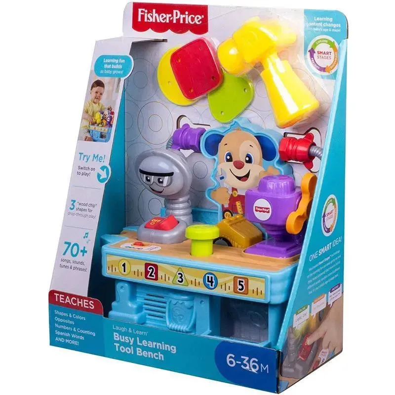 Fisher-Price Busy Learning Tool Bench, Multicolor - Image 7