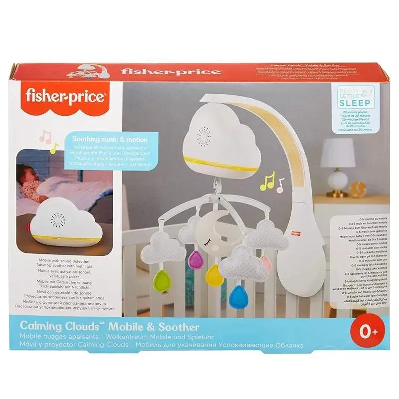 Fisher Price Calming Clouds Mobile, Soother Crib Toy Nursery Sound Machine - Image 5
