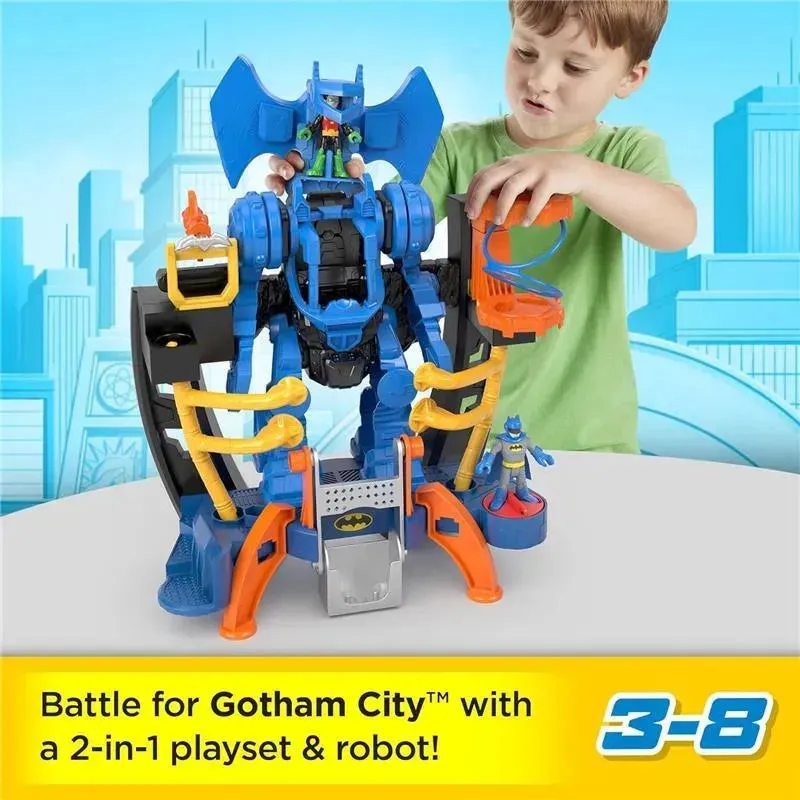 Fisher Price - ?Imaginext DC Super Friends Batman Playset, Robo Command Center with Batman & Robin Figures - Image 2