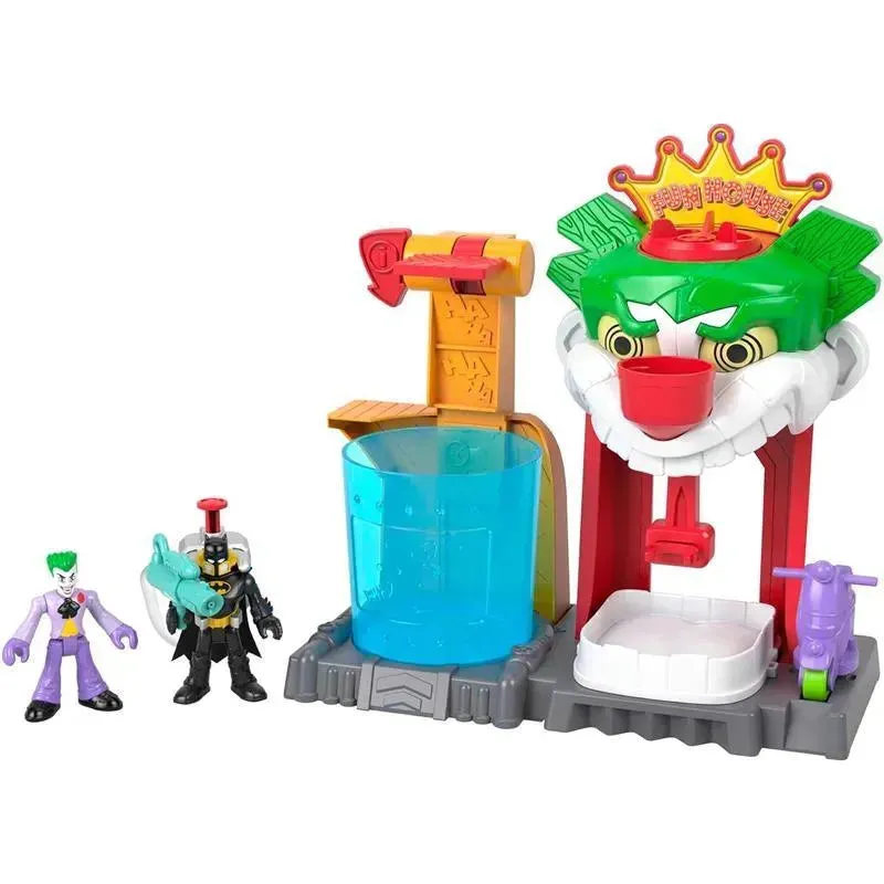 Fisher Price - Imaginext DC Super Friends Batman Toy The Joker Funhouse Playset Color Changers with 2 Figures - Image 6