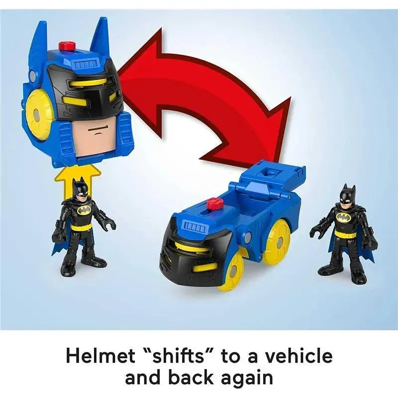 Fisher Price - Imaginext DC Super Friends Batman Toys Head Shifters Figure & Batmobile Vehicle Set - Image 3