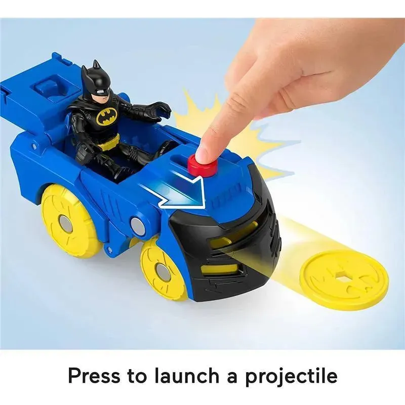 Fisher Price - Imaginext DC Super Friends Batman Toys Head Shifters Figure & Batmobile Vehicle Set - Image 4