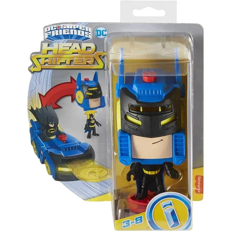Fisher Price - Imaginext DC Super Friends Batman Toys Head Shifters Figure & Batmobile Vehicle Set - Image 6