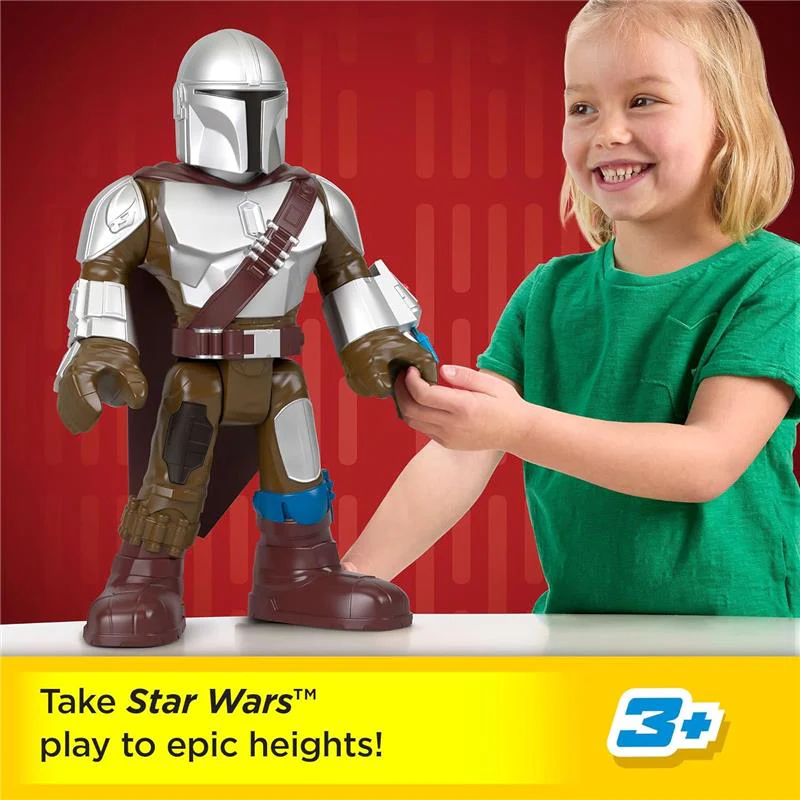 Fisher Price - Imaginext Star Wars Toy The Mandalorian XXL Figure, 16+ Inch Tall - Image 4