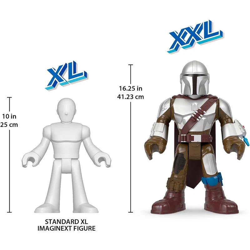 Fisher Price - Imaginext Star Wars Toy The Mandalorian XXL Figure, 16+ Inch Tall - Image 5