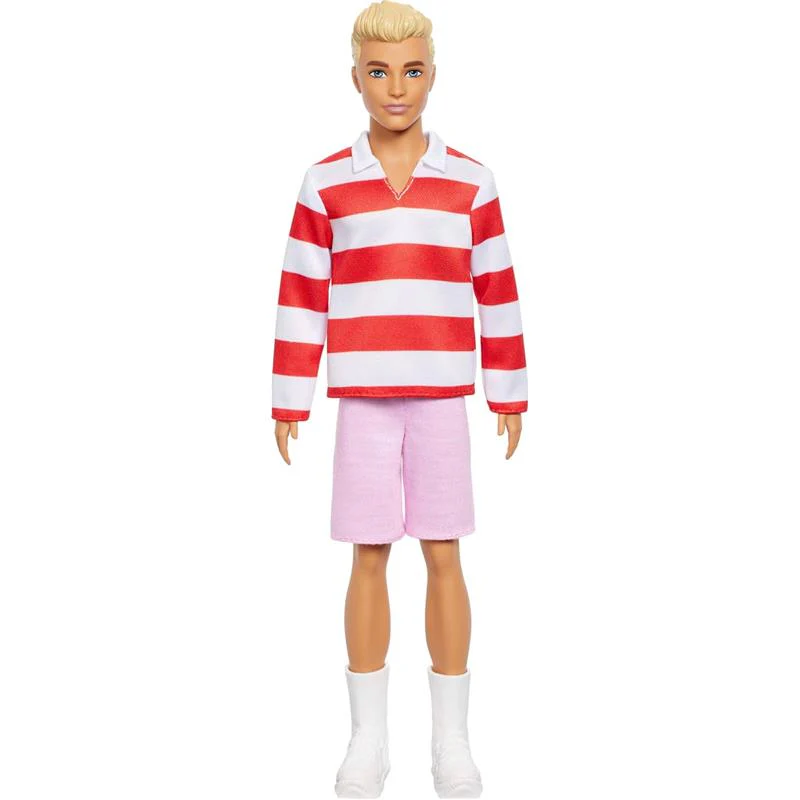 Fisher Price - Ken Fashionista, Red And White Strip