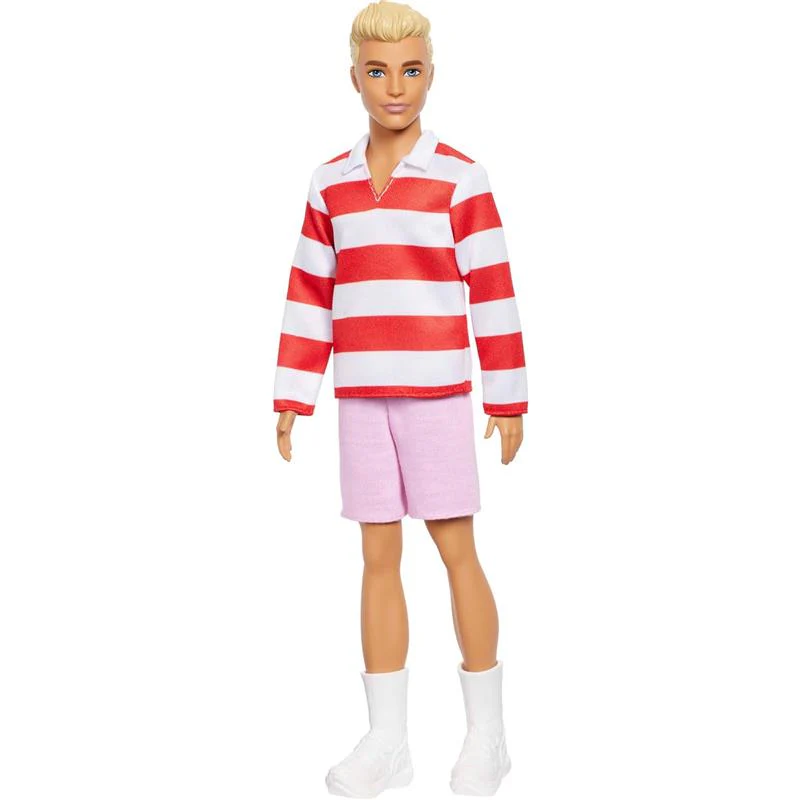 Fisher Price - Ken Fashionista, Red And White Strip - Image 3