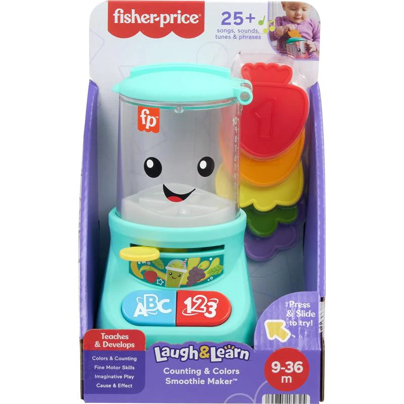 Fisher Price - Laugh & Learn Baby & Toddler Toy Counting & Colors Smoothie Maker - Image 6