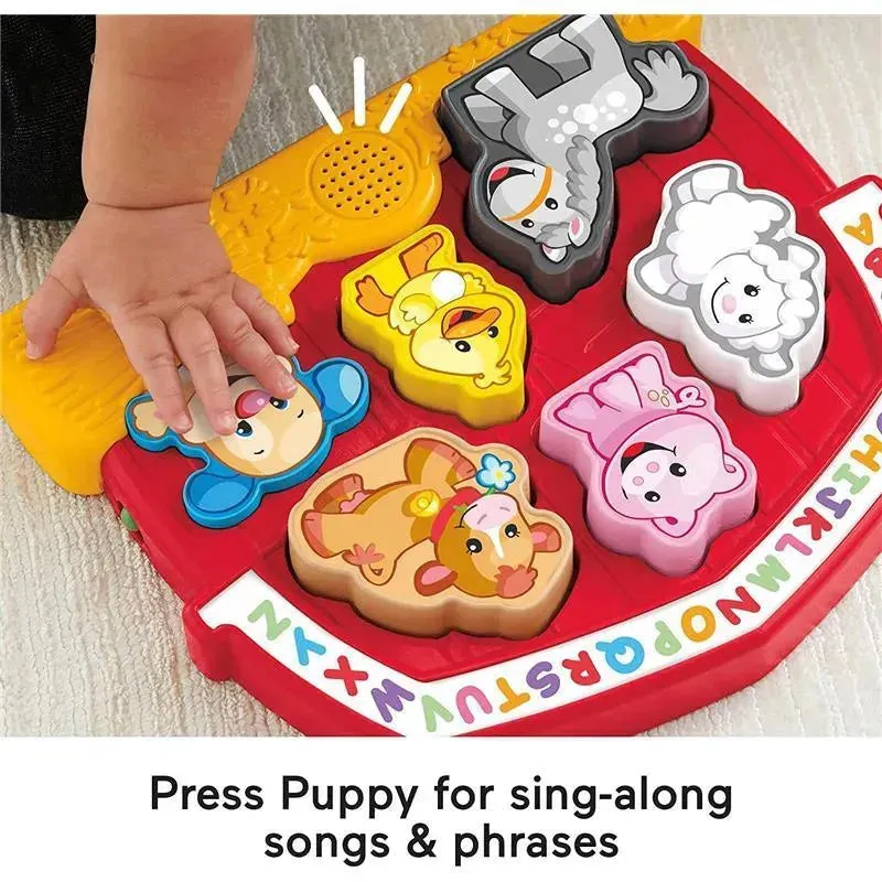Fisher Price - Laugh & Learn Toddler Shape Sorting Toy Farm Animal Puzzle - Image 5