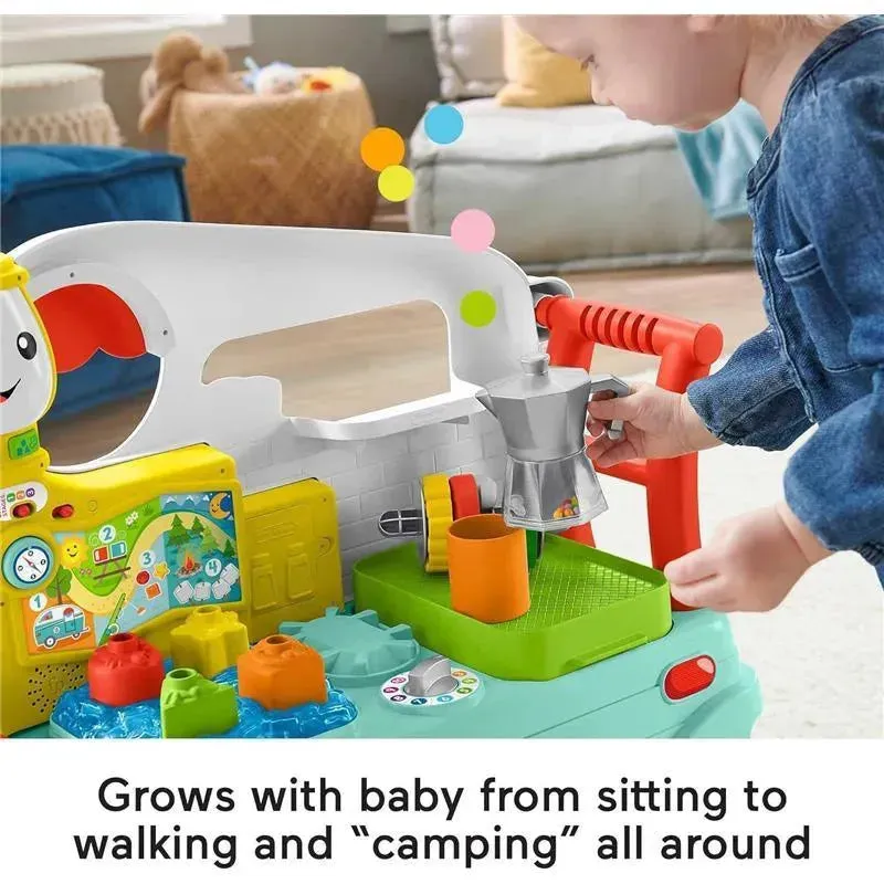 Fisher Price - Laugh & Learn Toy 3-in-1 On-the-Go Camper Walker & Activity Center - Image 4