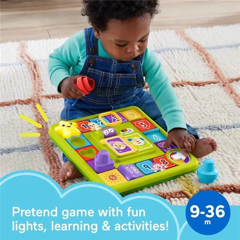 Fisher Price - Laugh & Learn Toy Puppy’s Game Activity Board with Smart Stages Learning Content - Image 2