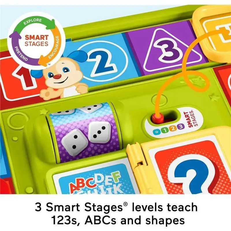 Fisher Price - Laugh & Learn Toy Puppy’s Game Activity Board with Smart Stages Learning Content - Image 4