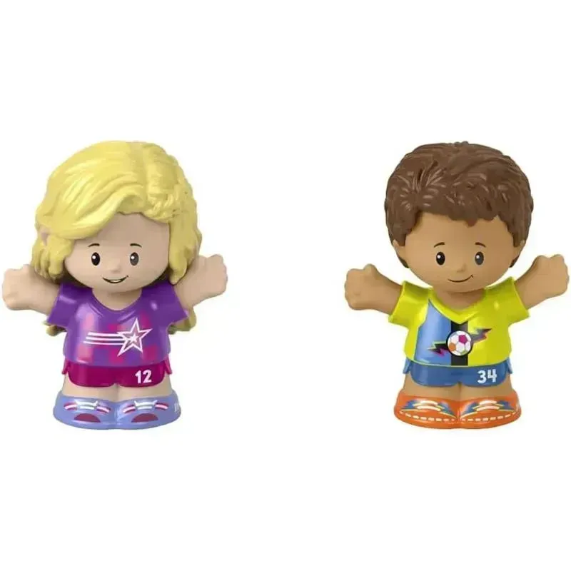 Fisher-Price - Little People, Girl And Boy Soccer Players