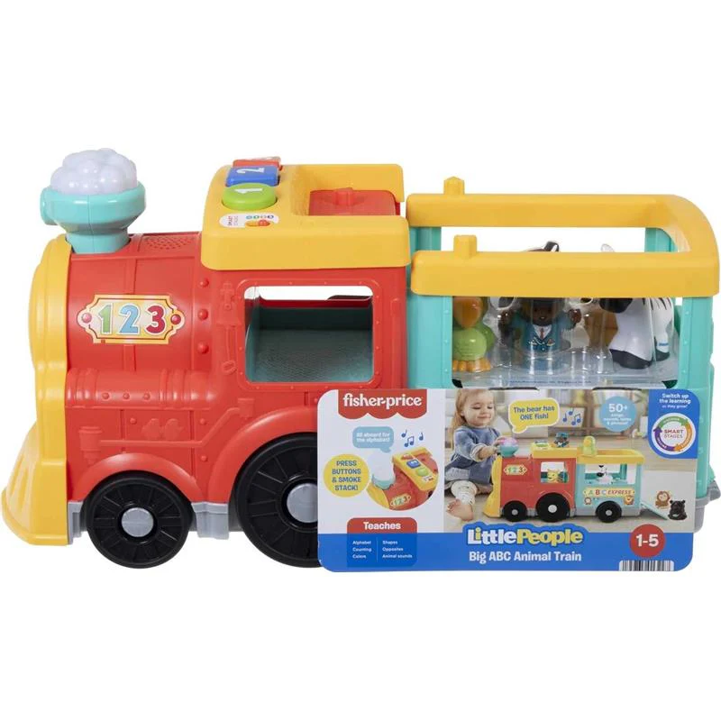 Fisher Price - Little People Toddler Learning Toy Big ABC Animal Train - Image 2