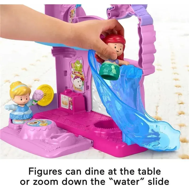 Fisher Price - Little People Toddler Toy Disney Princess Play & Go Castle Portable Playset with Ariel & Cinderella - Image 4