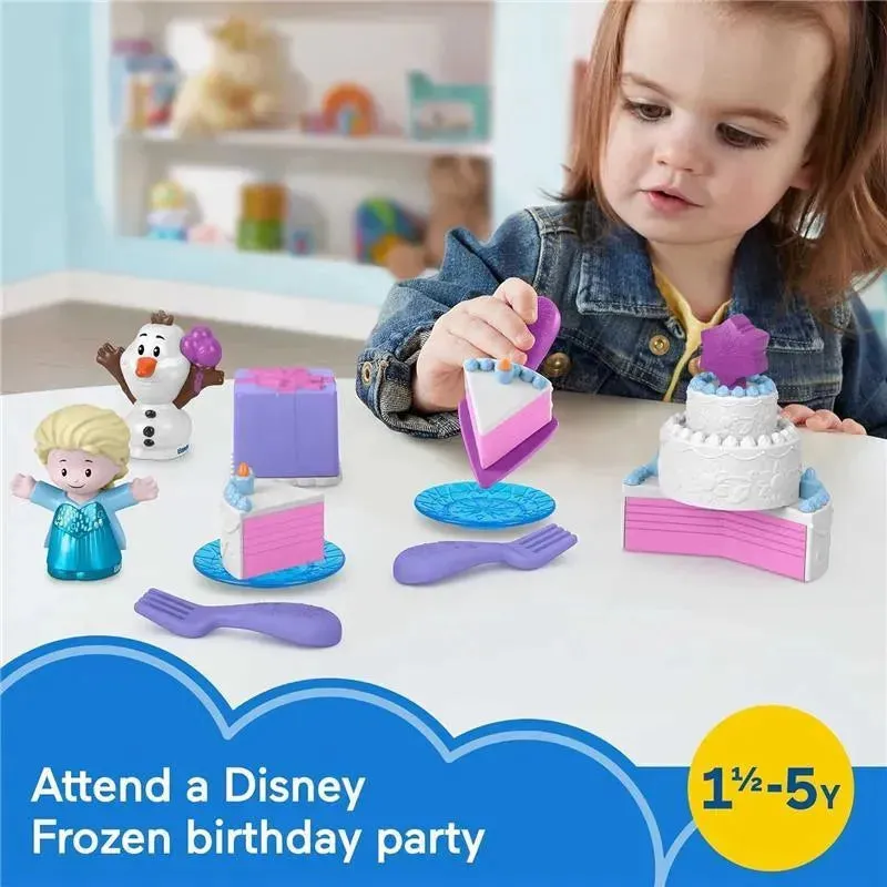 Fisher Price - Little People Toddler Toys Disney Frozen Elsa & Olaf’s Party 12-Piece Playset - Image 2