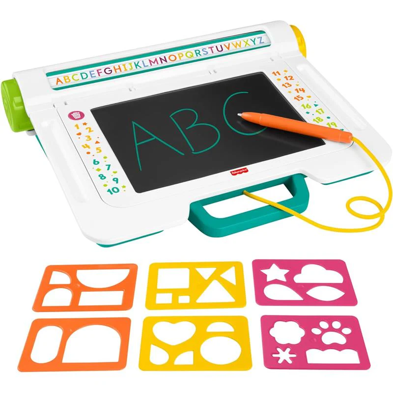 Fisher Price - Preschool Toy Learn & Doodle Desk Mess-Free Writing & Drawing Tablet - Image 5