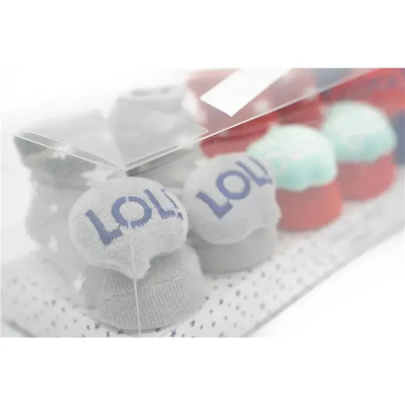 Forever Baby Boys Rattle Socks Phrases - Image 2