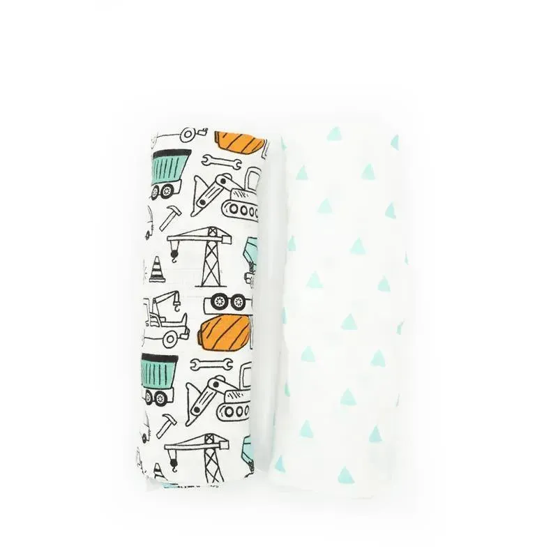 Forever Baby Muslin Swaddle Blankets Truck - Image 6
