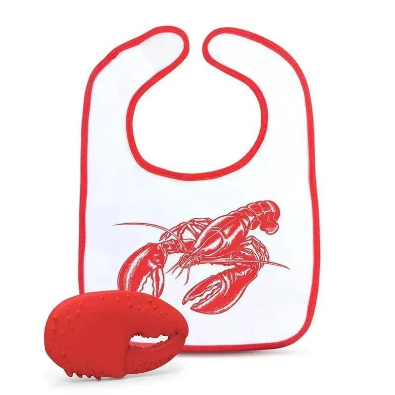 Fred & Friends Chill Baby Dressed To Spill - Lobster Bib Set - Image 2