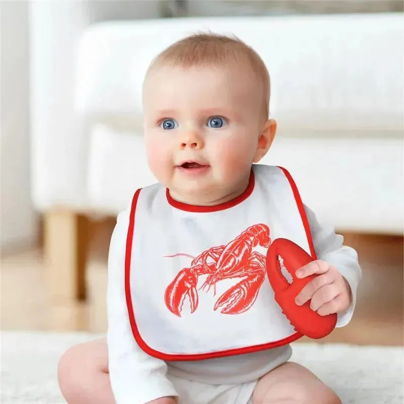 Fred & Friends Chill Baby Dressed To Spill - Lobster Bib Set - Image 3