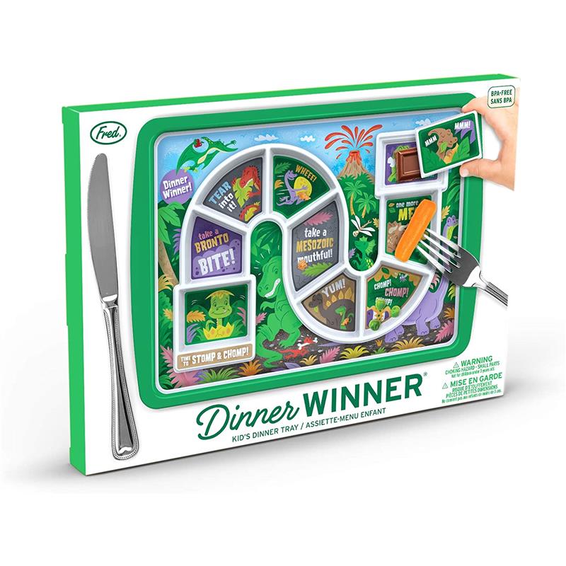 Fred & Friends - Dinner Winner Dino Time Plate - Image 2