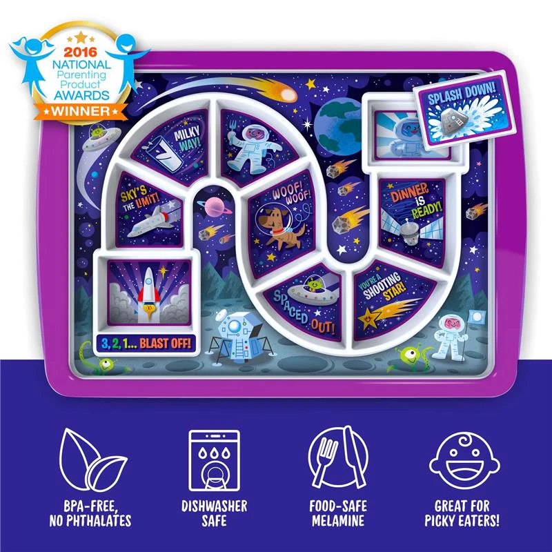 Fred & Friends - Kids Tray/Plate Dinner Winner Space Astronaut - Image 3