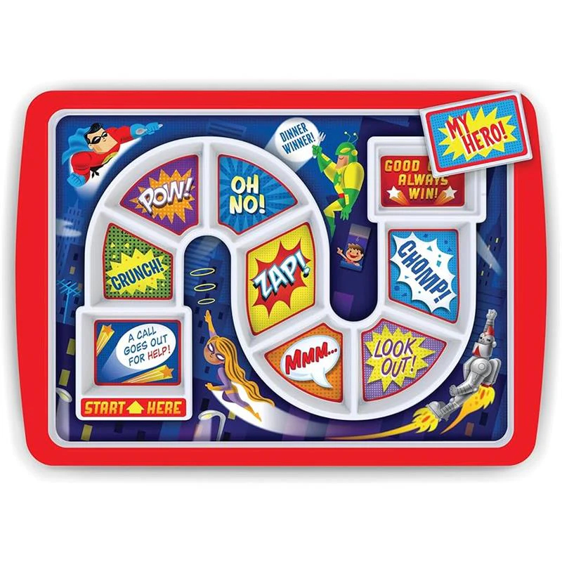 Fred & Friends - Kids Tray/Plate Dinner Winner, Superhero