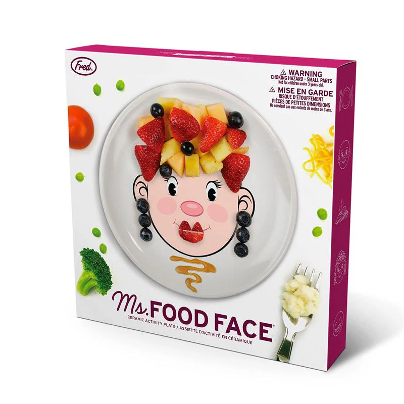 Fred & Friends - Ms Food Face Dinner Plate - Image 4