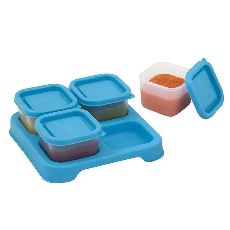 Fresh Baby Food Unbreakable Cubes - Aqua (2 Oz) - Image 2