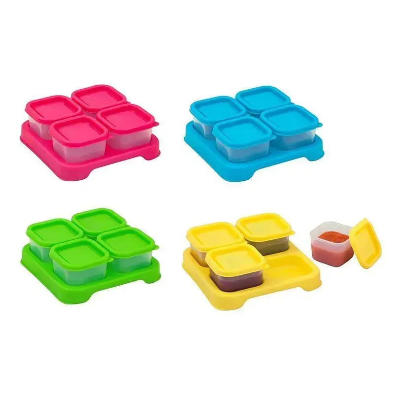 Fresh Baby Food Unbreakable Cubes - Aqua (2 Oz) - Image 3