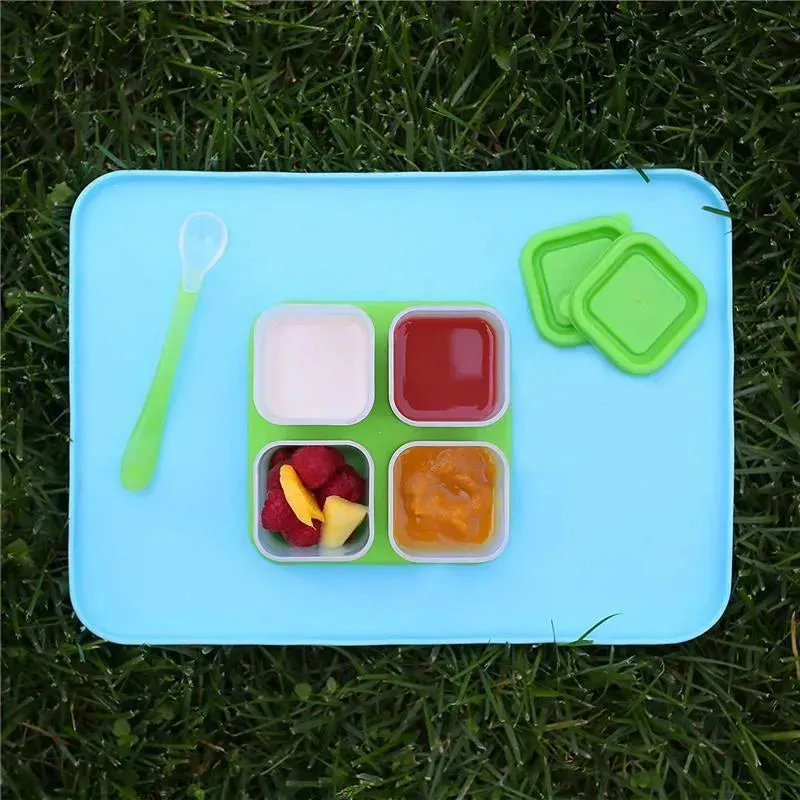 Fresh Baby Food Unbreakable Cubes - Green (2 Oz) - Image 5