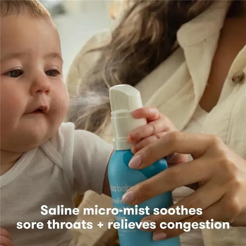 Frida Baby - NoseFrida Saline Mist Nasal Inhaler, Saline Inhaler Soothes Stuffy Nose and Sore Throat - Image 6