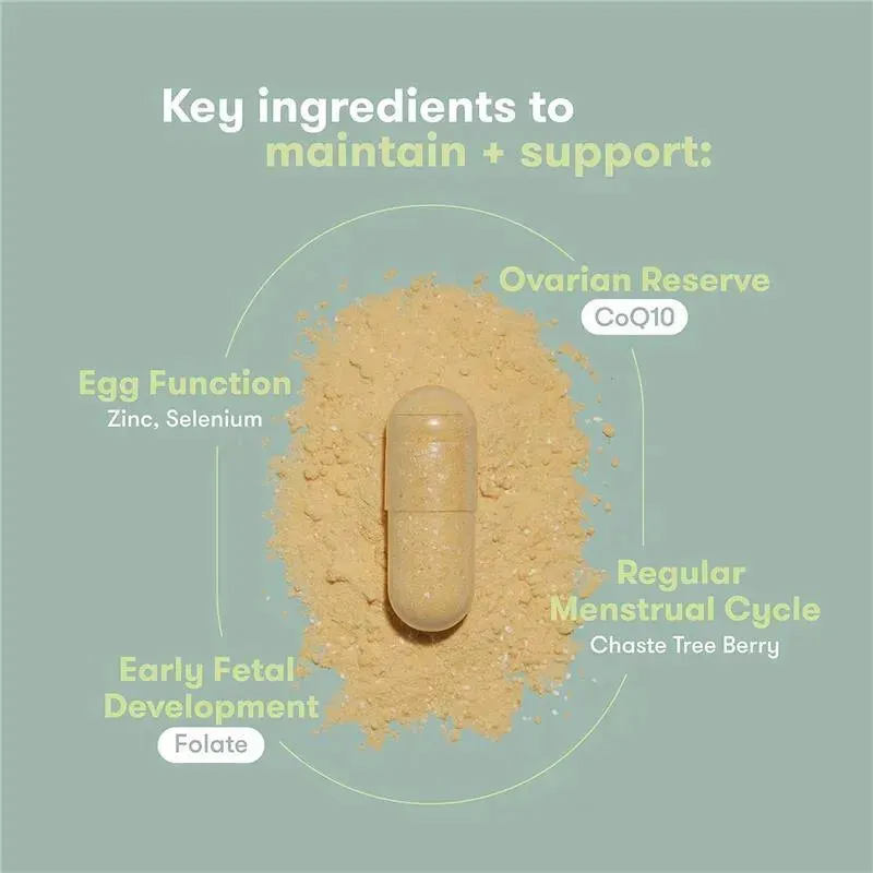 Frida Fertility - 60 Capsules Female Pre-Conception Supplements - Image 3