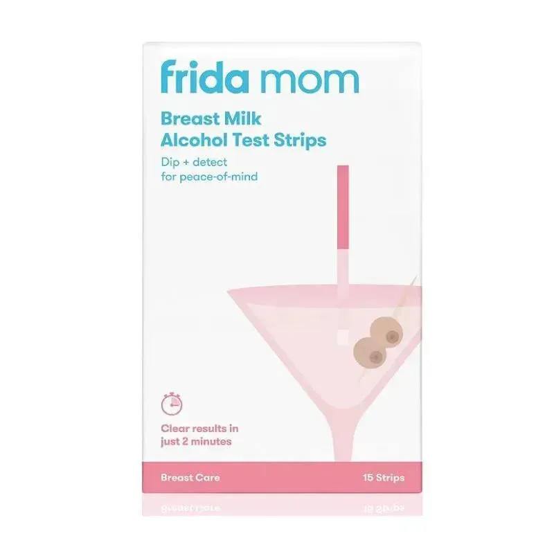 Frida Mom - 15Ct Alcohol Detection Test Strips for Breast Milk
