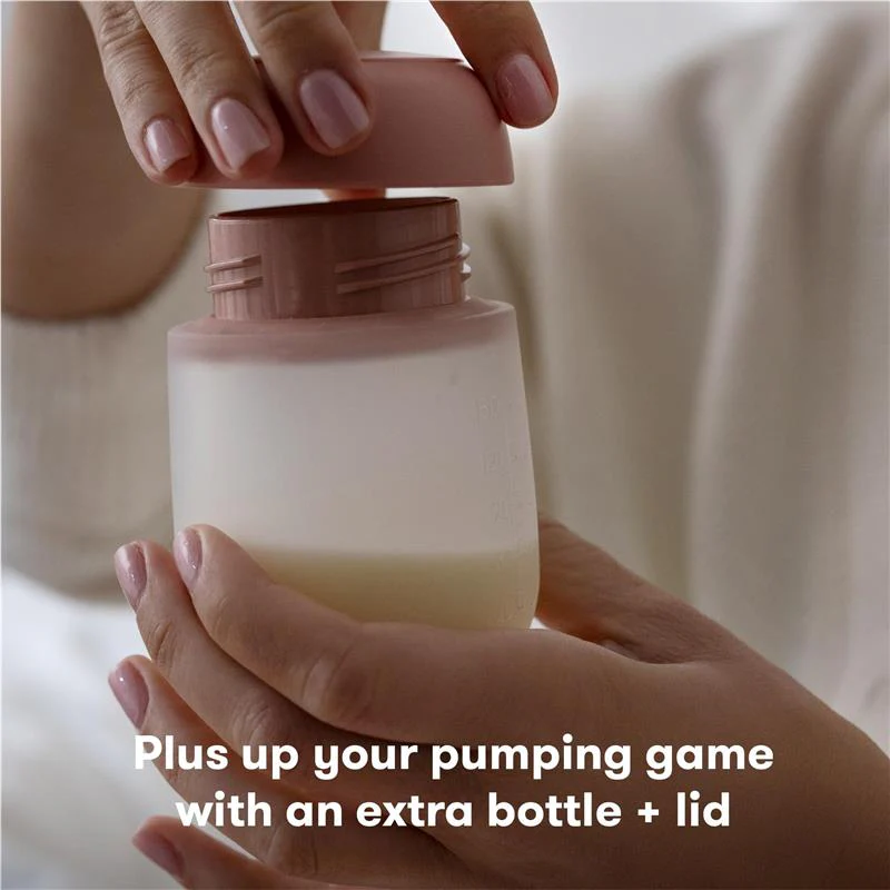 Fridababy - 2-In-1 Manual Breast Pump Silicone Bottle + Replacement Lid - Image 2