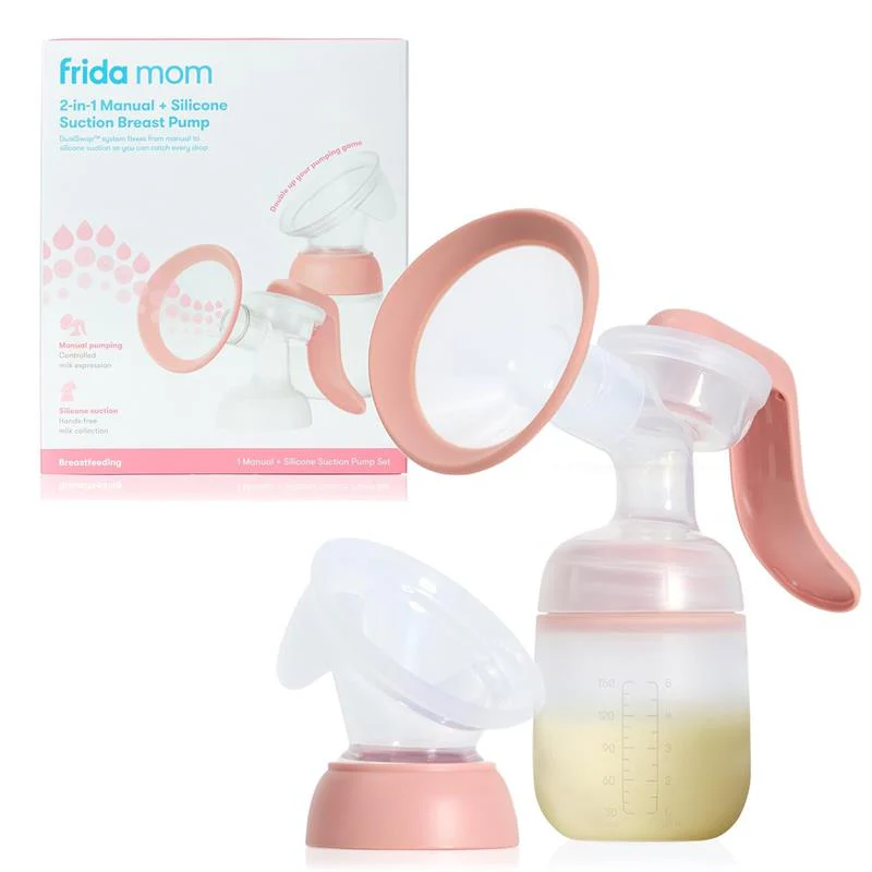 Fridababy - 2-In-1 Manual + Silicone Suction Breast Pump