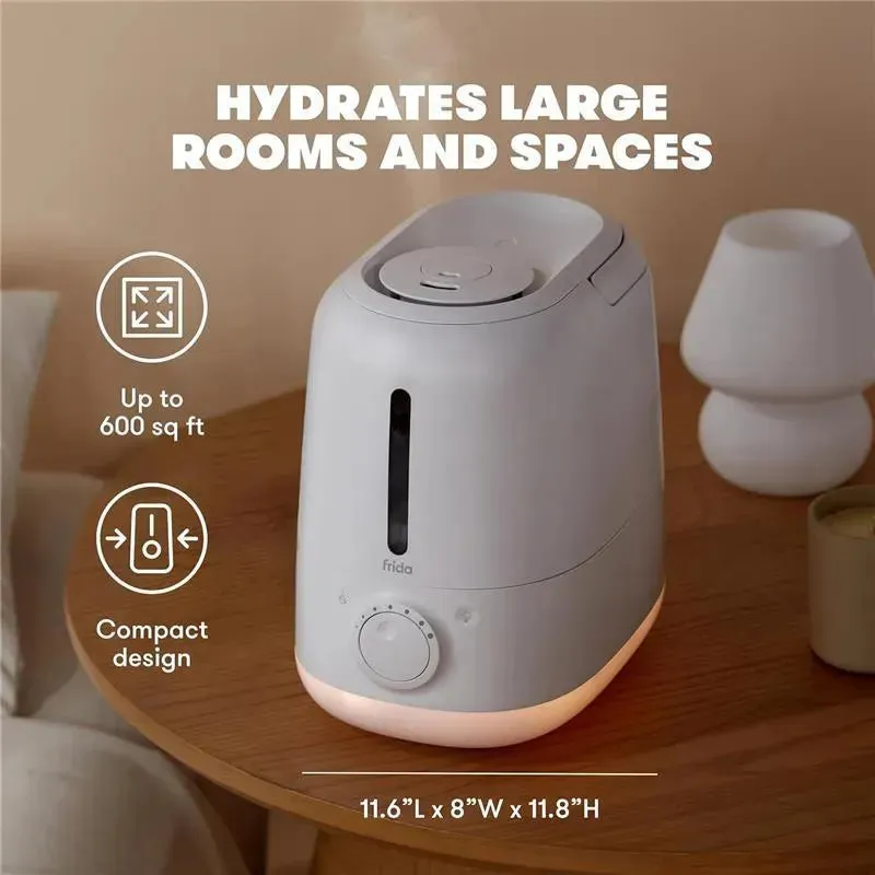Fridababy - 3-in-1 XL Cool Mist Humidifier for Large Rooms + Diffuser, Nightlight - Image 6