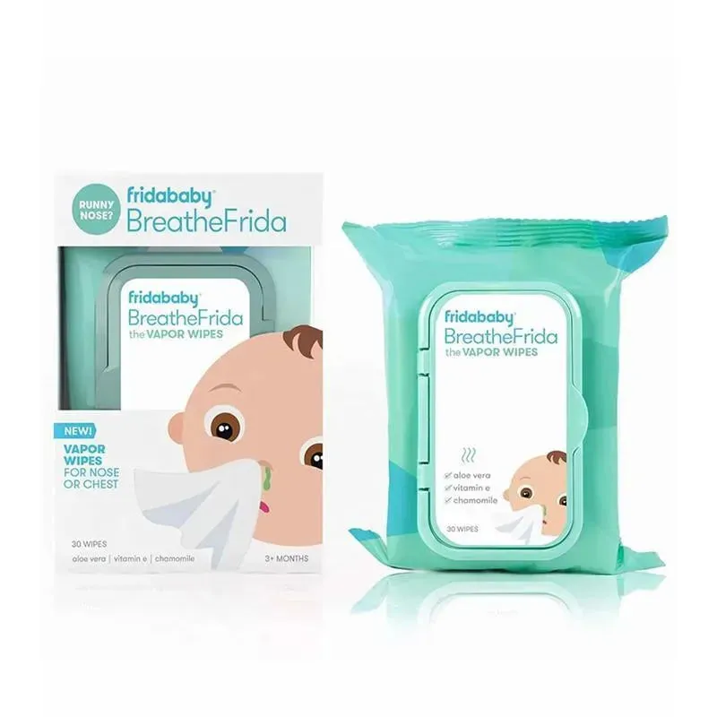 Fridababy - 30Ct BreatheFrida Nose & Chest Vapor Wipes - Image 2