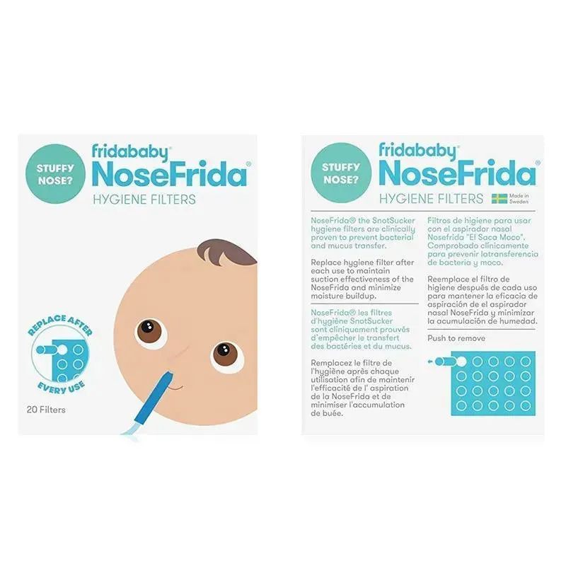 Fridababy - 20Ct NoseFrida Hygiene Filters - Image 3